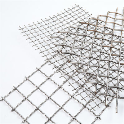 Alkali Resistance Intercrimp Wire Mesh Untuk Oil Mesh 0.5m-2m Lebar