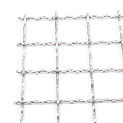 Grosir Tinggi Kekuatan Anti Blocking Crimped Wire Mesh Resistant suhu tinggi Woven Screen Mesh Untuk Batubara Dan Agregat Pemisahan