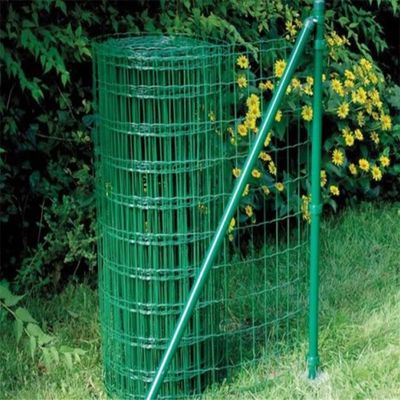 Eropa Standar 2.0-4.0mm Welded Wire Backyard Fence Vinyl Coated Wire Mesh Fence