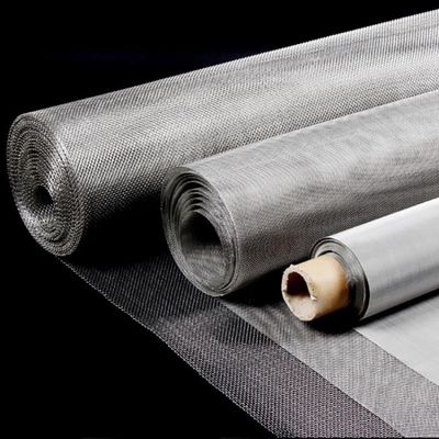 316 316l stainless steel Woven Wire Mesh Screen 0,154mm lubang tidak diperlakukan