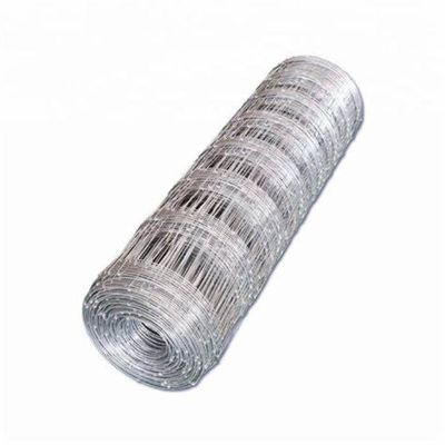 Galvanized Fixed Knot Field Farm Wire Mesh Fence Untuk Darah Bertahan Tekanan