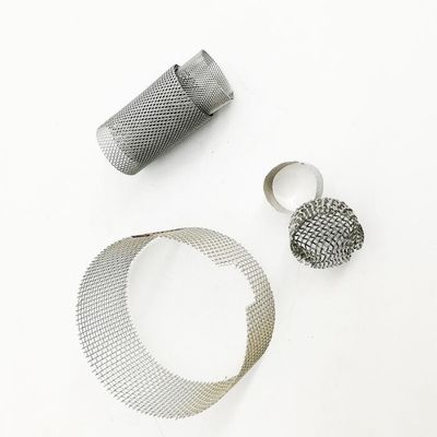 Ketebalan 0,35-0,5mm Stainless Steel Filter Tube Anti Korosi