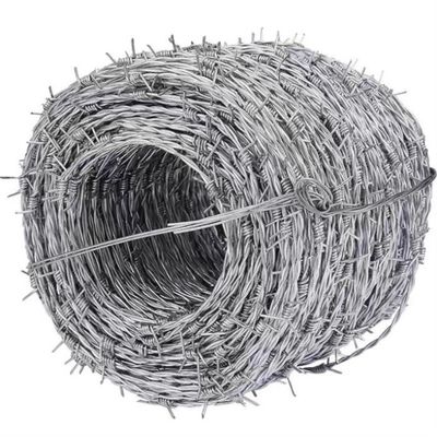 400m 500m Baja tahan karat Razor Wire Mesh Galvanized Tradisional Twist