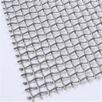 SS304 stainless steel Crimped Wire Mesh Lock Crimp Wire Mesh Plain Weave