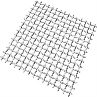 Ketahanan asam Intercrimp Woven Wire Lock Crimp Wire Mesh Untuk Konstruksi