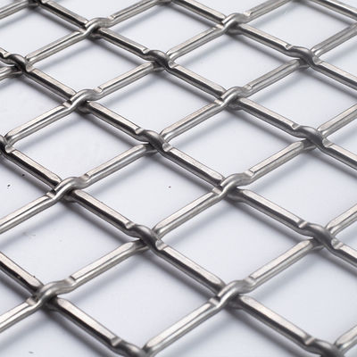 1 2 3 4 Mesh Stainless Steel Double Crimped Wire Mesh Sebagai Panel Pengisi Kandang dan Dekorasi