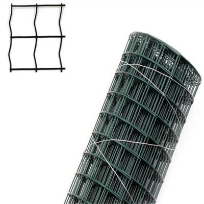 Panjang 5-50m BWG12 PVC Welded Wire Mesh Rolls Untuk Kandang Kelinci Coop Ayam