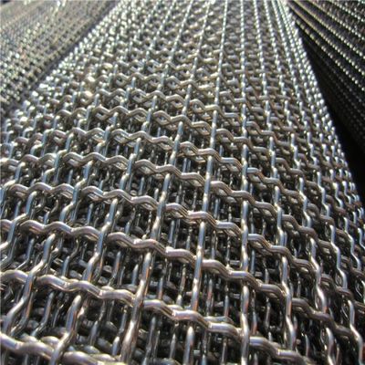 304 316 tahan aus stainless steel Crimped Mesh untuk berbagai perlindungan keamanan