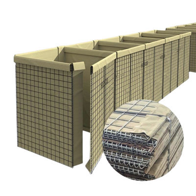 Heavy Duty 4mm 5mm militer hesco penghalang pasir dinding untuk shooting range