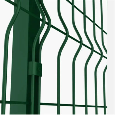 Taman Besi Baja Panel Pagar Logam Outdoor Powder Coated 3D Wire Pagar Panel Pagar