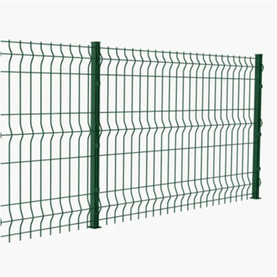 Kualitas tinggi Galvanized Steel PVC Coated 3D V-Mengelilingi Wire Mesh Welded Pagar untuk Pagar Luar