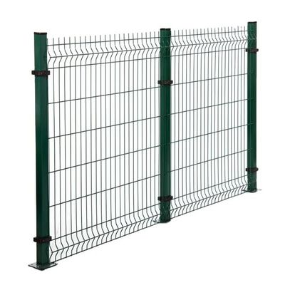 Panas jual taman luar panel pagar segitiga 3D Galvanized 3D Bending Curved Welded Wire Mesh pagar