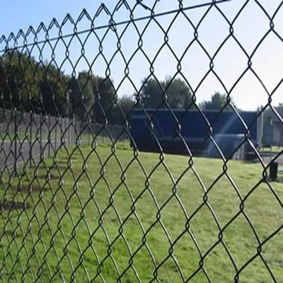 6ft 6x6 Hot Dip Galvanized Chain Link Pagar Untuk Industri