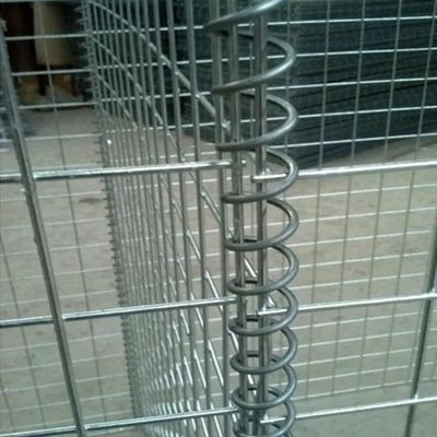 Tersedia Keranjang Konstruksi Dinding Gabion Dilapisi Galfan Sangkar Batu Jaring Dilas untuk Jaring Gabion untuk Konstruksi Dinding Gabion