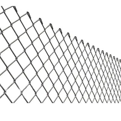 Produsen 8ft 6ft Konstruksi Grade Mesh Cyclone 50x50mm PVC Lapisan Pagar Chain Link Pagar