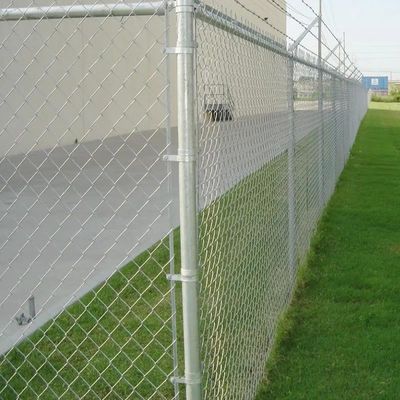 Hot Dip Galvanized Chain Link Pagar Elektro Seng 8ft Chain Link Pagar