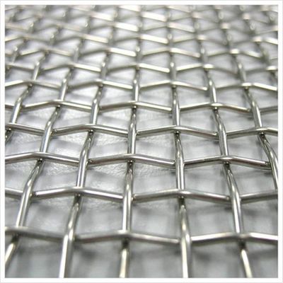 Arsitektur Dekoratif Hitam Lapisan Crimped Wire Mesh dalam 5 cm Roll of 65mn dan Jenis Baja Rustless