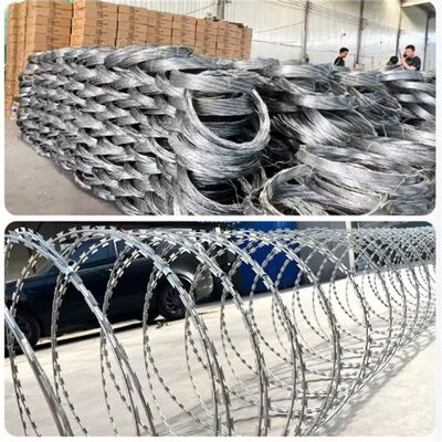 Kawat Silet Anti Panjat untuk Industri Konstruksi Pabrik Tahan Korosi-Disesuaikan untuk Aplikasi Pagar