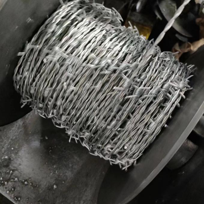 Tahan karat Hot Galvanized Razor Wire 2.5mm Concertina Wire Mesh 6
