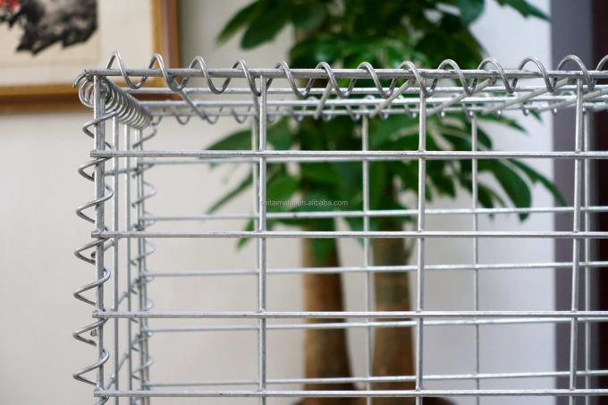 Dinding penyangga Gabion Galvanis Kotak Batu Kandang Las 200x100x50cm 2