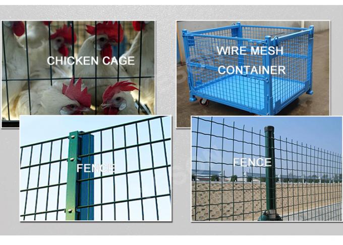 0.5mm-14mm Plastik PVC Welded Wire Mesh Rolls tahan lama Pet Cage Wire Mesh 4