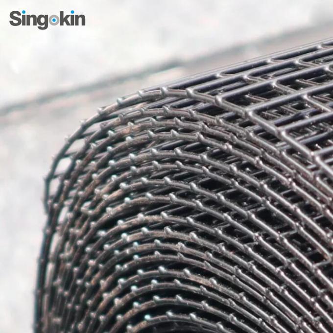 Pagar Kawat Dilas Dilapisi PVC Hitam Persegi 1/2 Wire Mesh Dilas Galvanis dalam Gulungan 2