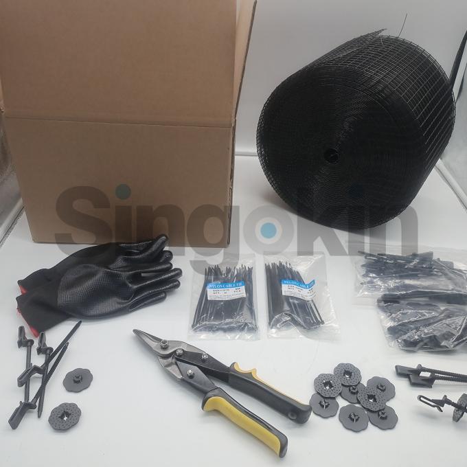 Pvc Welded Mesh Panel Surya Bird Wire Guard Kit Proof Jaring merpati untuk Panel Surya 5