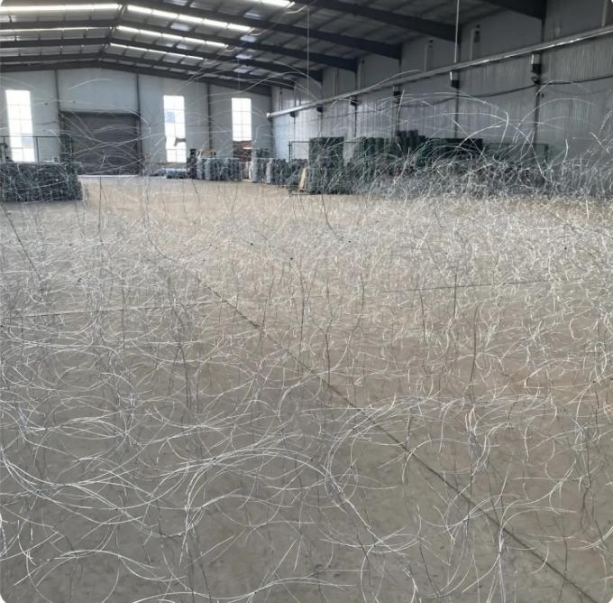Tangki Anti Mesh Penghalang Metal Mesh Invisible Galvanized Steel Wire Fencing 3