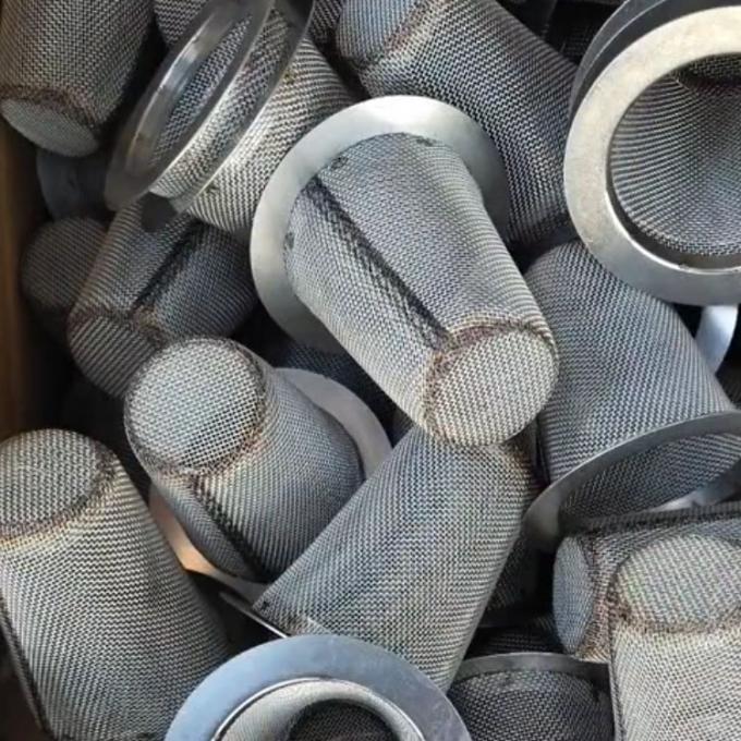 Customized stainless steel 304 316 Filter Screen Wire Mesh 20-100 Micron Round Filter Disc untuk Filter Air 10