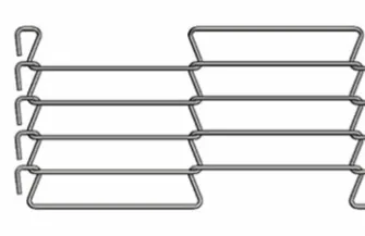 1.0mm-3.0mm stainless steel Wire Mesh Conveyor Belt Untuk Oven Tungku 0