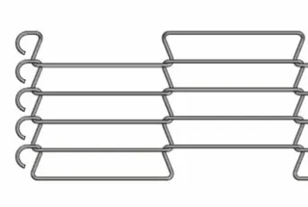 1.0mm-3.0mm stainless steel Wire Mesh Conveyor Belt Untuk Oven Tungku 2